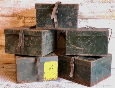 vintage metal military box|military surplus containers and boxes.